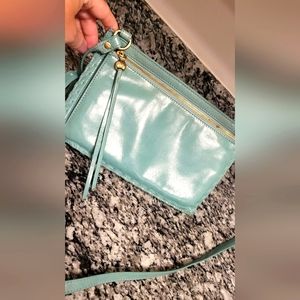 HOBO Evoke Crossbody in Seafoam